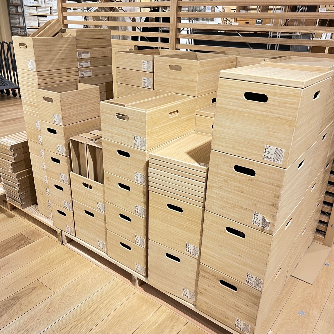 西友荻窪】新商品｜竹材収納｜ 無印良品